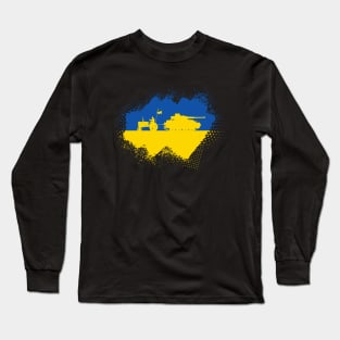 Ukraine Tractor Freedom Long Sleeve T-Shirt